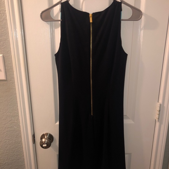 Michael Kors Light Blue Chevron Designer Dress - Picture 3 of 5